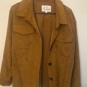 Corduroy Button Up Cardigan